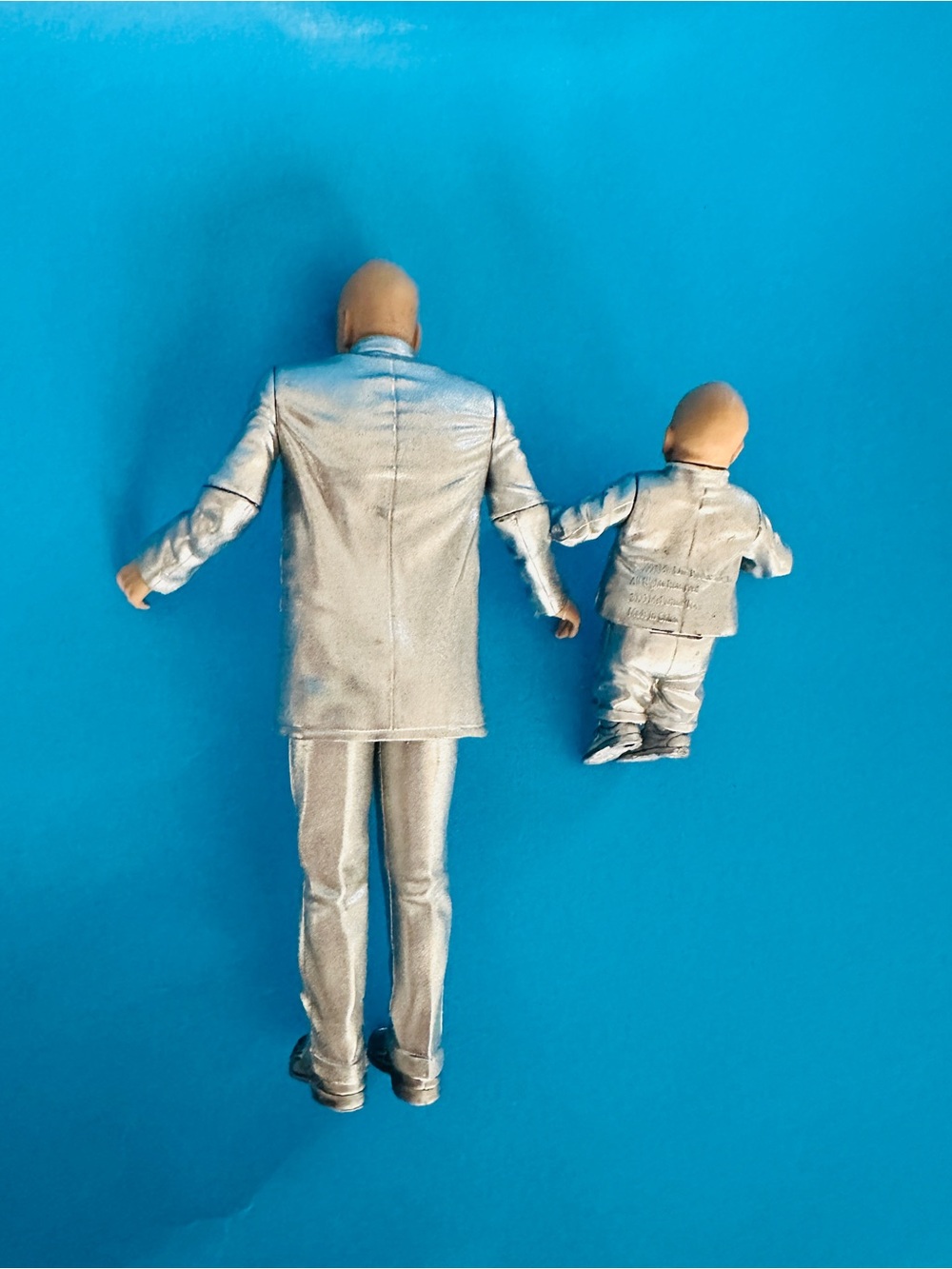 Austin Powers Dr. Evil Mini-Me Vintage 1999 Posable Figures w/Silver Suits - Picture 4 of 8